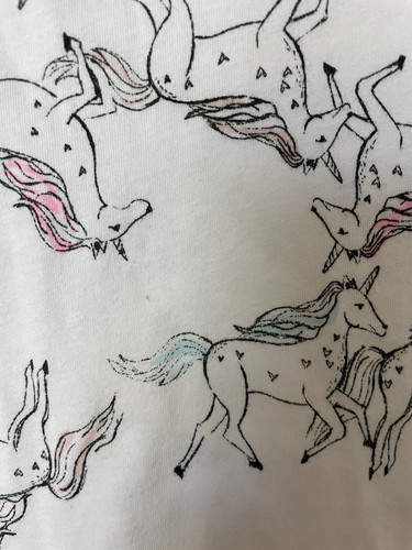 TWO Unicorn Girls T-Shirts Cat & Jack And SO- Size 10 & 10/12- EUC - Picture 9 of 10
