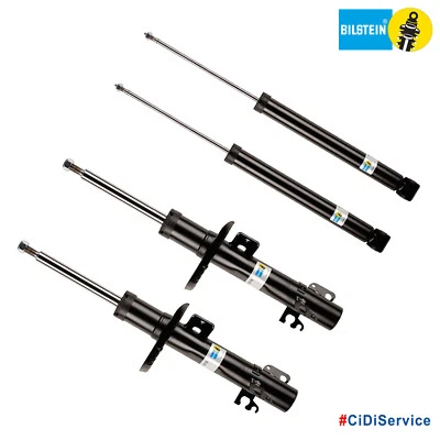 4 Amortisseurs À Gaz Bilstein B4 Avant Arrière Noir VW Polo 6R 2009 - Photo 1/4