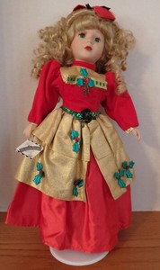 1998 victorian garden porcelain doll