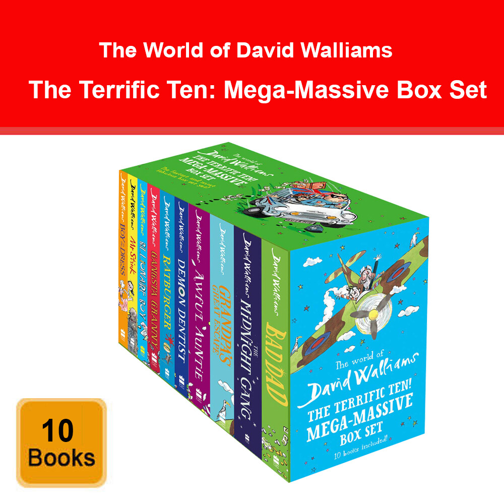 The World of David Walliams - The Terrific Ten! Mega-Massive 10 Books Box Set