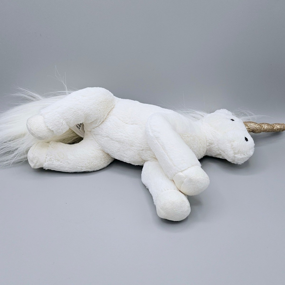 Jellycat Plush Unicorn Luna White Glitter Horn Gold 12