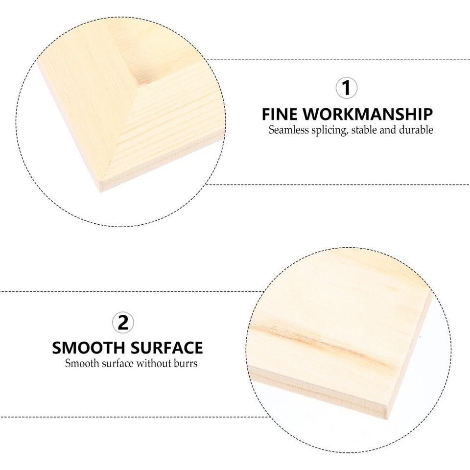 6 Pcs Mini Picture Frame Clay DIY Photo Frames Acrylic Paint Simple