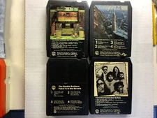 4 DOOBIE BROTHERS 8 Track Tape Lot MINUTE-STREETS-LIVIN-BEST-NEWER PADS/SPLICES