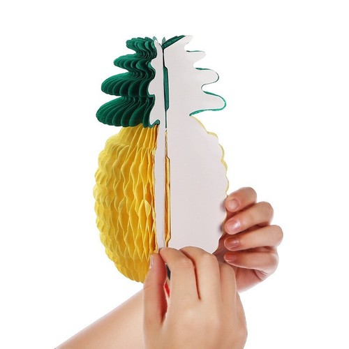 Tropical Honeycomb Pineapple Centrepiece Table Decoration Hawaiian Party - Picture 6 of 8
