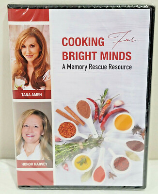 NEW SEALED DVD, Cooking for Bright Minds: A Memory Rescue Resource w/ Tana Amen