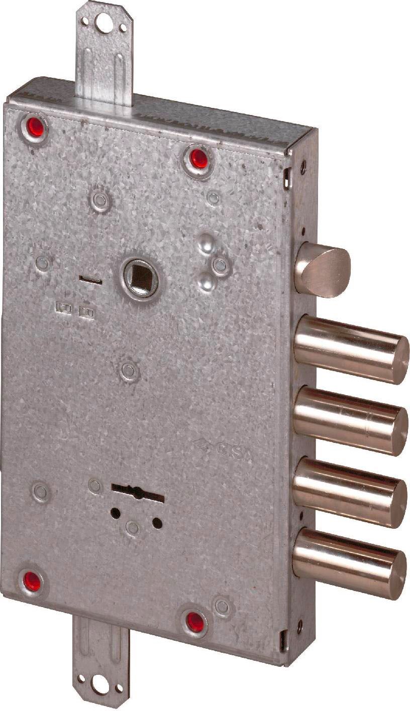 CISA Serratura Porta Blindata Doppia Mappa Catenacci Entrata 60 mm 57515.48 CH/L