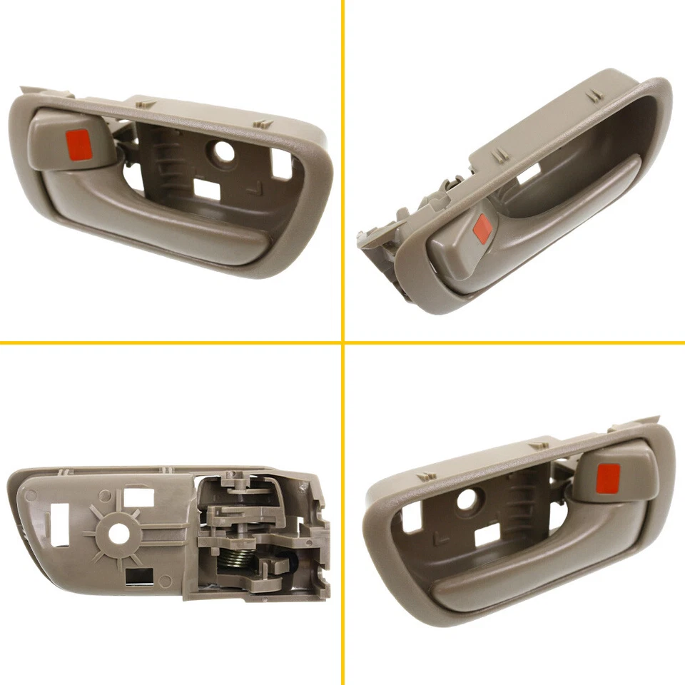 Juego de manijas de puerta interiores para Camry Toyota beige 2002-2006 delanteras y traseras 4 piezas Foto 3 de 4