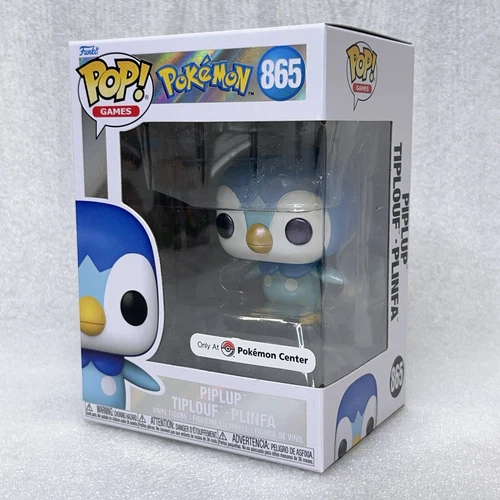Funko Pop! Games Pokemon PIPLUP Pearlescent Pokemon Center Exclusive #865 NEW