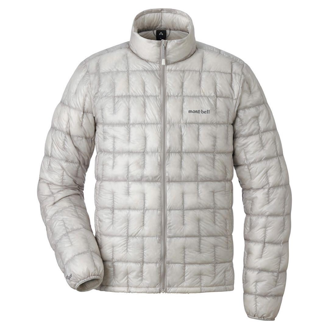 MONTBELL pufferjacket y2k00sライトグレー Montbell Plasma 1000 Down Jacket Lightweight Light Grey XL size