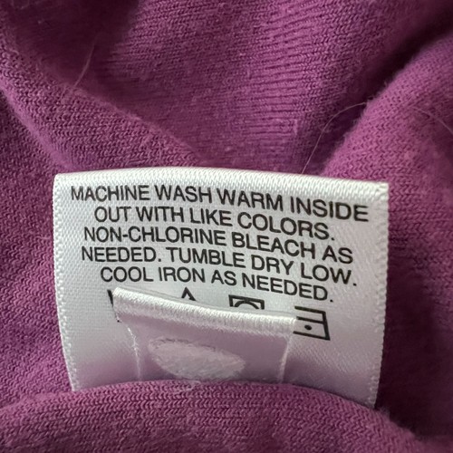 Hanna Andersson Dress Girls 5 Purple Super Twirl Skater Dress Jersey Velour - Picture 7 of 7