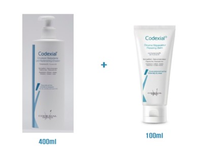CODEXIAL Lipid Replenishing Emulsion Vitamin B5 400ml + CODEXIAL Repairing Balm 