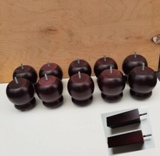 12 dużych drewnianych nóg meblowych - nóżki do szafki - nóżki do komody dobra jakość