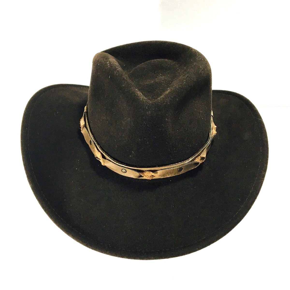 Wind River By Bailey Lite Felt Wool Brown Cowboy Hat USA Renegade