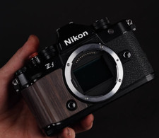 Handmade Wood Camera Hand Grip Handle Thumb Up Grip Shutter Button For Nikon ZF