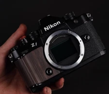 Handmade Wood Camera Hand Grip Handle Thumb Up Grip Shutter Button For Nikon ZF