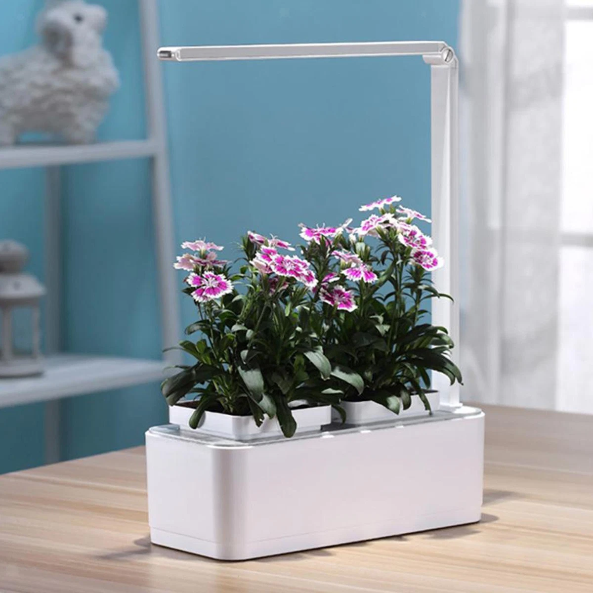 Tabletop Garden LED Light Indoor Herb Hydroponics Grow Light with Planter AU