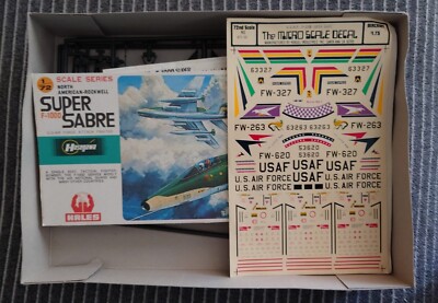 1:72 HASEGAWA NA F-100D SUPER SABRE , Microscale Decals 