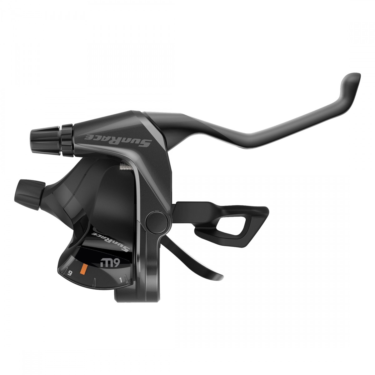 Sunrace M933 V Brake 9-Speed Trigger Shifter - Aluminum Lever Steel Hardware 7390₽