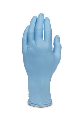 Icon Global Safe-Flex Nitrile Powder-Free Gloves, Rough Texture, L (1000/Cs)