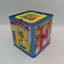 Vintage BEAR IN A BOAT JACK IN THE BOX by Schylling 2022 - Works