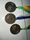Vintage Coca-Cola Texas Always Medal Lot of 3 w/ Ribbons, Star Pattern Design — photo 3
