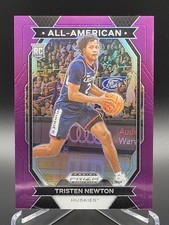 2024 Panini Prizm Draft Picks All-American Tristen Newton #9 Purple /75 RC MINT!