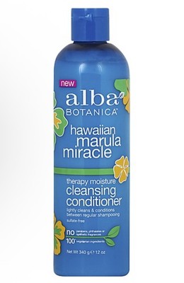 Alba Botanica Hawaiian Marula Miracle Cleansing Conditioner therapy moisture