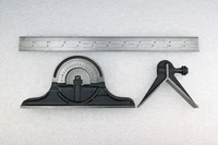 VTG Starrett Combination Square Set 12" 4R Blade, #491 Protractor & Center Head