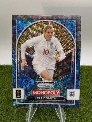 2026 Panini Prizm Monopoly FIFA World Cup #97 Kelly Smith Blue Wave England