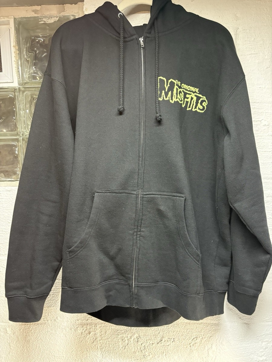 The Original Misfits Hoodie Tour Exclusive Full Zip Glenn Danzig