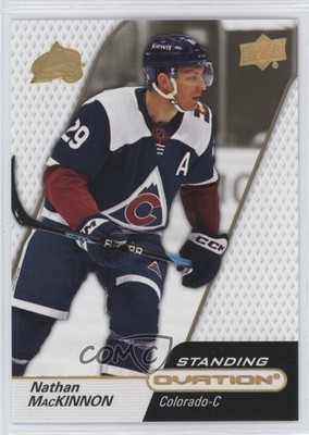 2023 Upper Deck Ovation Standing Gold Spectrum /250 Nathan MacKinnon #100 0nr3