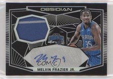 2018-19 Panini Obsidian Rookie Jersey Prizm 49/75 Melvin Frazier Jr Auto ow1