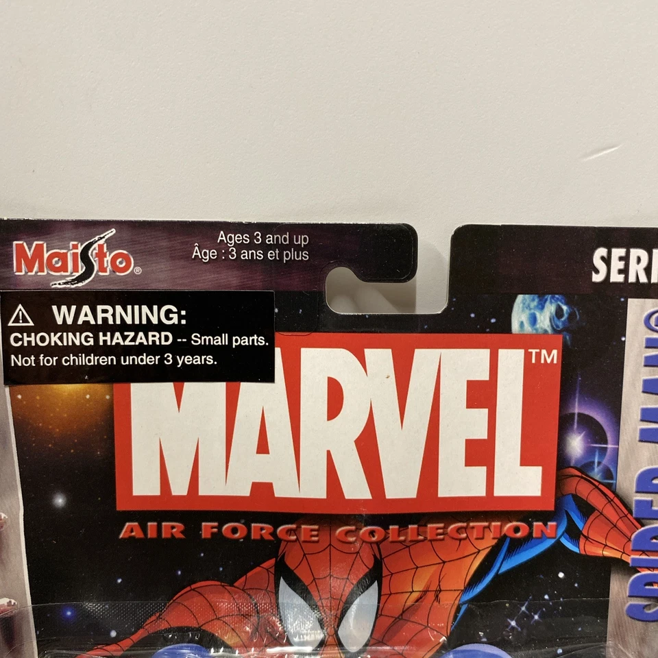 MARVEL Air Force Collection SPIDER-MAN / TORNADO MARINE Series #2 Maisto Diecast - Image 3 of 4