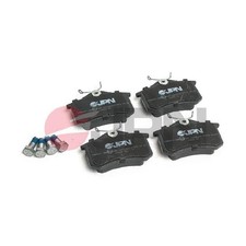 Satz Bremsbeläge Bremsklötze hinten für Peugeot 208 2 UB 307 3A/C 3E 23933040