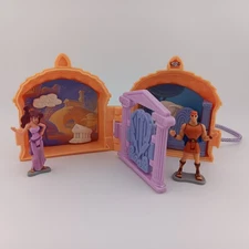 Mattel Disney's Hercules, Once Upon A Time Locket Mini Toy Set, Includes Figures