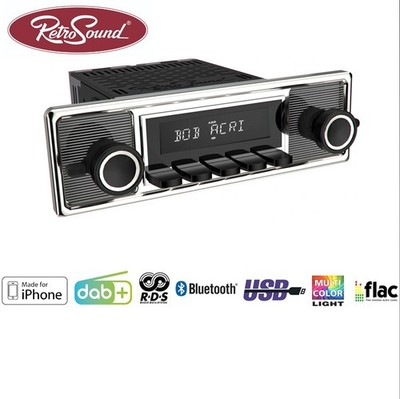 RETROSOUND ''MOTOR-6DAB'' DAB+ Komplett-Set ''Becker Black'' mit Zubehör