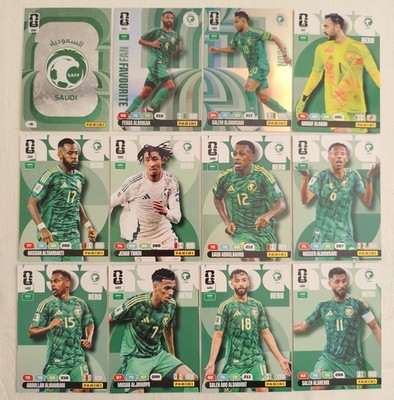 Panini Adrenalyn XL FIFA World Cup 2026 Team Set Saudi Arabia Full Alle Karten