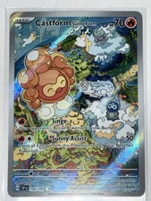 Pokémon TCG Castform Sunny Form IR Holo Card Surging Sparks 195/191 on eBay