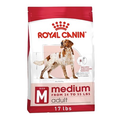 Royal Canin Size Health Nutrition Medium Breed Adult Dry Dog Food, 17 Lb