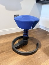 Aeris Swopper Ergonomic Stool Adjustable Blue