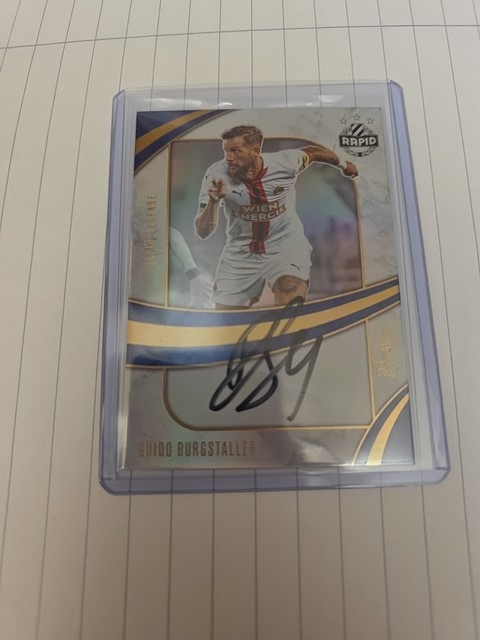Guido Burgstaller Legende 43/70 ON CARD AUTO Ultimate Dropz Rapid Wien