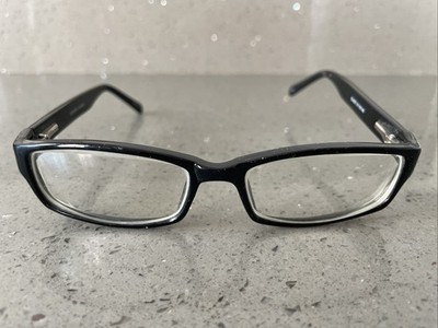 Modern Optical Plasma EYEGLASSES FRAMES ONLY 51-16-140 Black full rim rectangle