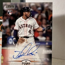 Topps Stadium Club Pedro Leon Rookie Autograph Houston Astros SCBA-PL 2025