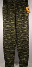Carhartt CK8446 Youth Kid's Medium 10/12 Logo Fleece Sweatpant, Green Camo Pri