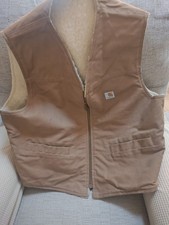 Carhartt Sherpa Lined Vest Men  s XL Tan