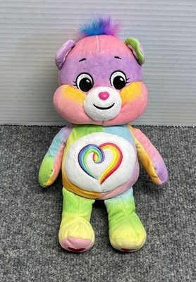 Basic Fun Care Bear Bear Rainbow Heart 9'' Plush Stuffed 2021