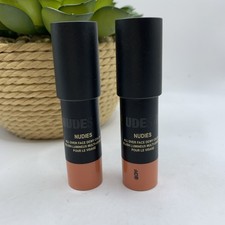 2  Nudestix Nudies All Over Face Bronze 1.8 g each  Shade: Sweet Peach Peony