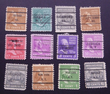USA 1938 President Issue- Pre cancelled (Used)