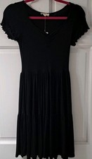NWT Womens Med See You Monday Little Black Dress Knit Short Dress