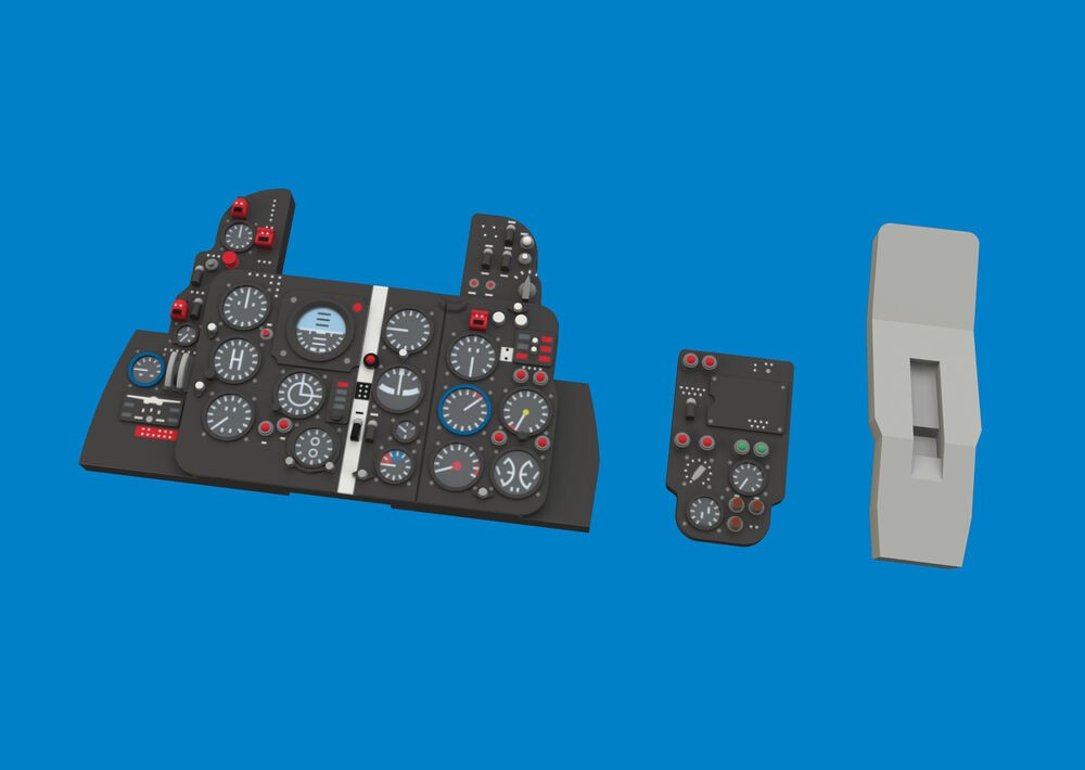 Eduard Accessories 644329 - 1:48 MiG-21F Grey LööK For Eduard - New